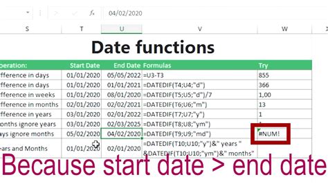 Excel Date Math