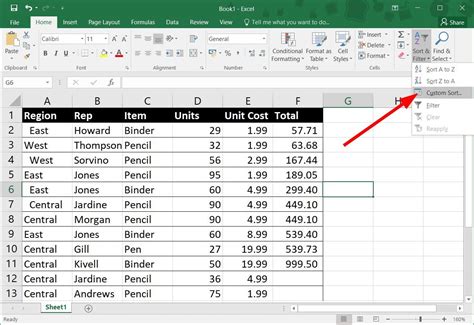 Excel Date Sort Not Working Screenshot