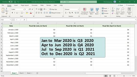 Excel Date to Month and Year Quarter Year