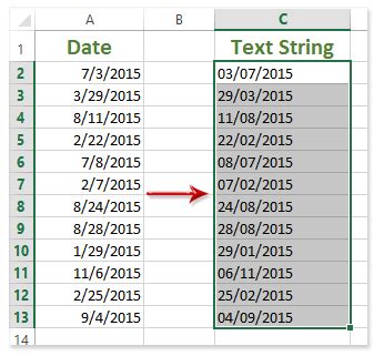 Excel Dates Conversion