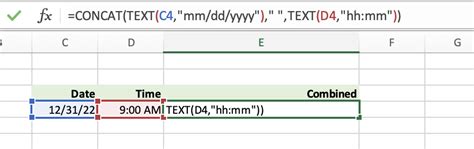 Excel datetime formatting