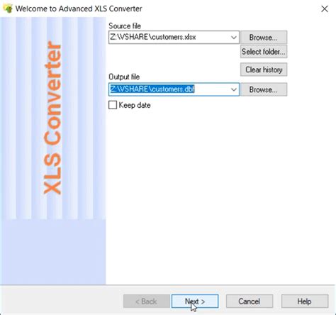 Excel-DBF Converter