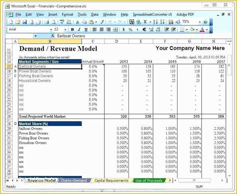 Excel Demand Supply Template