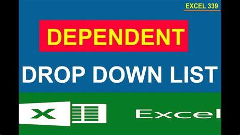 Excel Dependent Drop-Downs Example 10