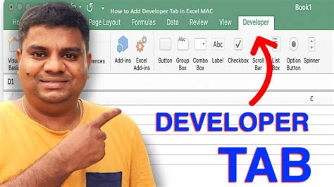 Excel Developer Tab on Mac