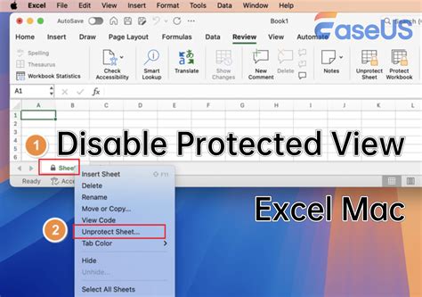 Excel disable Protected View Mac