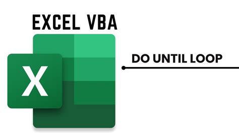 Do...Until Loop in Excel macros