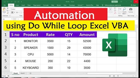 Do...While Loop in Excel macros