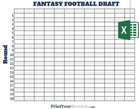 Excel Draft Board Design