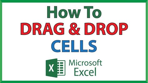 Excel Drag and Drop Function