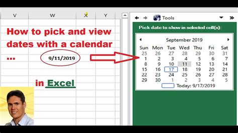 Excel Drop-Down Date Picker