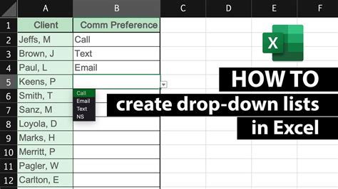 Practical Applications of Excel Drop Down List