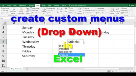 Dynamic Dropdown Menu