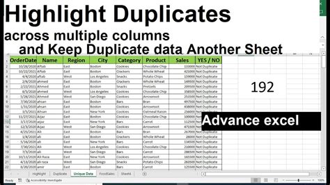 Excel Duplicate Management