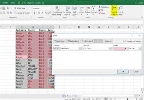 Hide Duplicate Rows in Excel