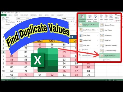 Excel duplicate values gallery 5