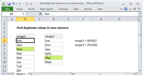 Excel Duplicates Macro