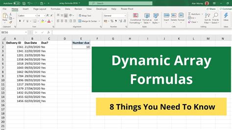 Excel Dynamic Array Formula