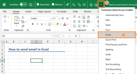 Excel Email Best Practices