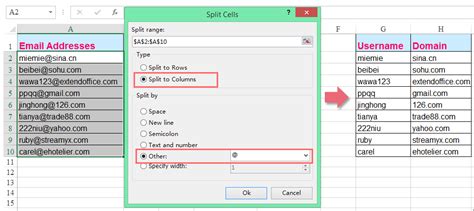 Excel email domain extraction add-ins