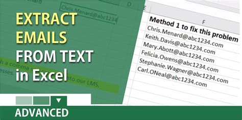 Excel Email Extraction