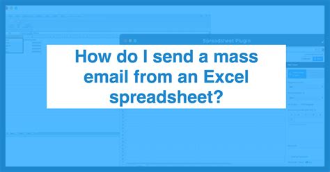 Excel Email Sending Software