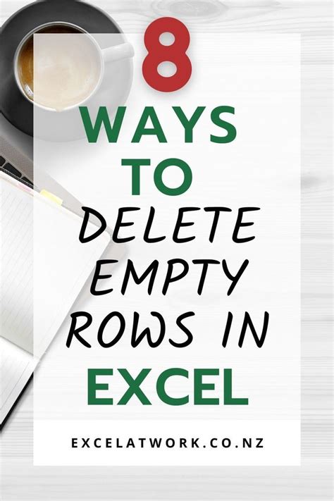 Hacks for deleting empty rows in Excel