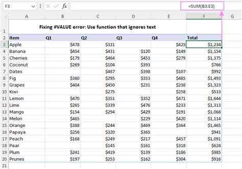 Excel Error Fixes 7