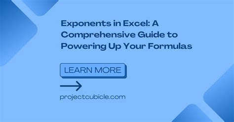 Excel Exponents Best Practices