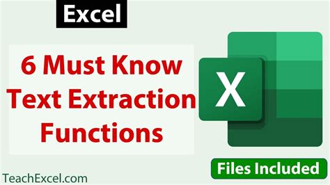 Excel Extraction and Manipulation