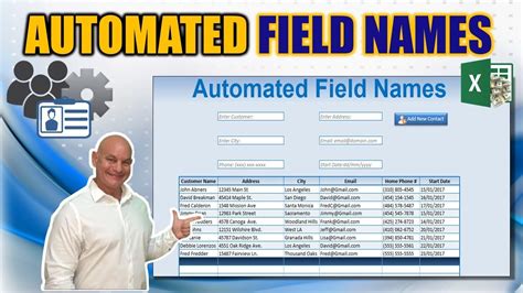 Examples of Field Names in Excel