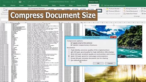 Excel File Compression Software