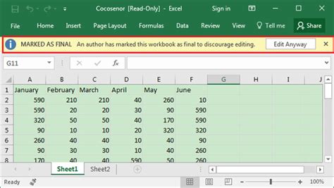 Excel File Edit