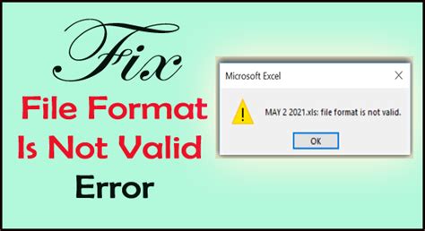 Excel File Format Error