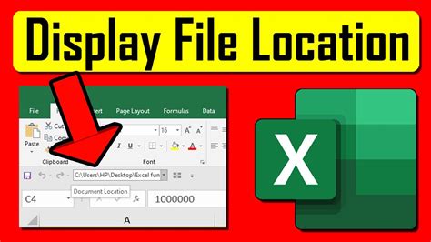 Excel file path example