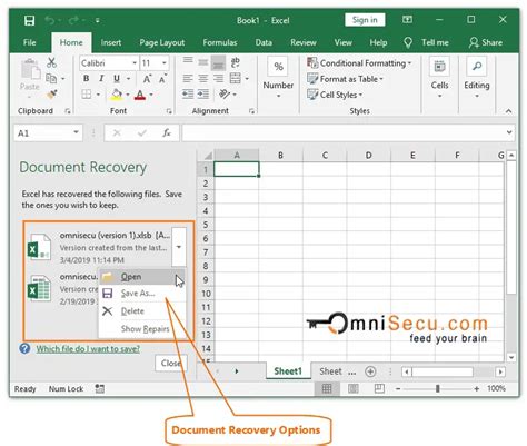 Excel file recovery using Terminal commands on Mac