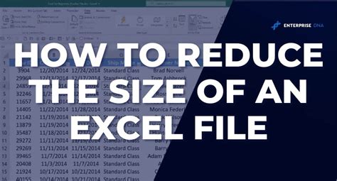 Excel file size reduction image gallery