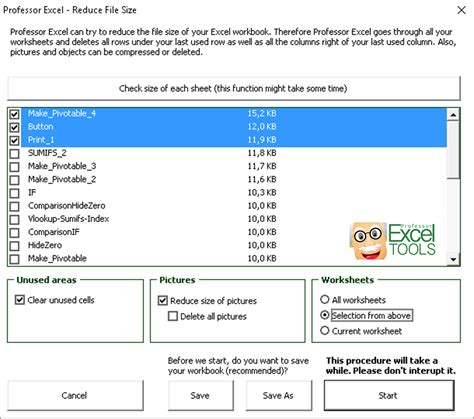 Splitting large workbooks into smaller files