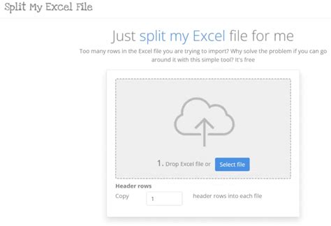 Excel File Splitting Software