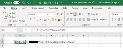 excel fileinfo function