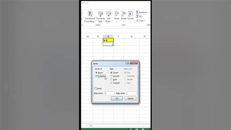 Tips and Tricks for Excel Fill Series Shortcut