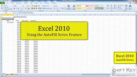 Common Use Cases for Excel Fill Series Shortcut