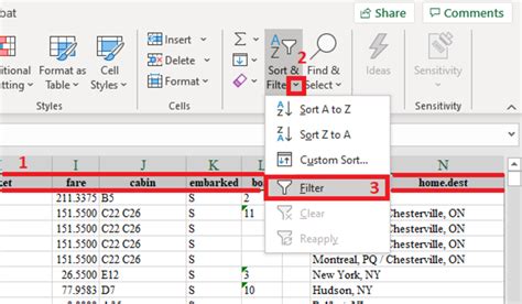 Excel filter best practices