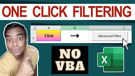 Excel Filter Button Image