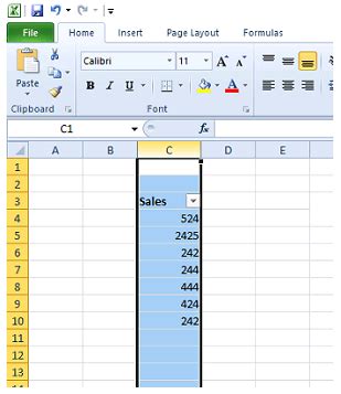 Excel Filter Error