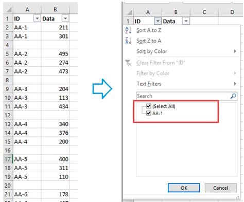 Using FILTER Function to Ignore Blank Cells