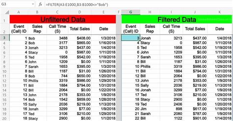 Excel Filter Not Equal To