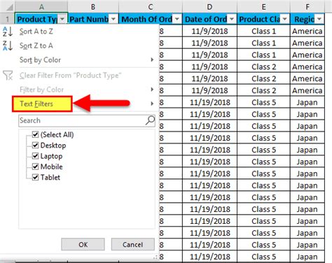 Excel Filter Not Showing All Values Image 1