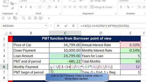 Financial Functions in Excel