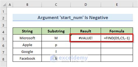 Excel Find Function Not Working